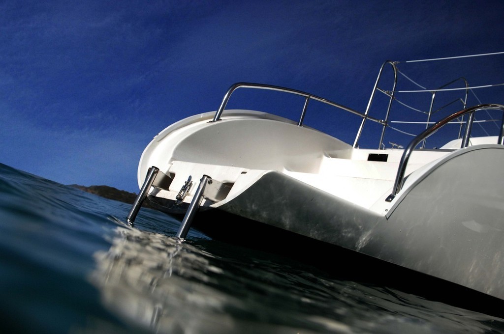 Transom Extension featured on the Seawind 1000XL  © Chad Booth